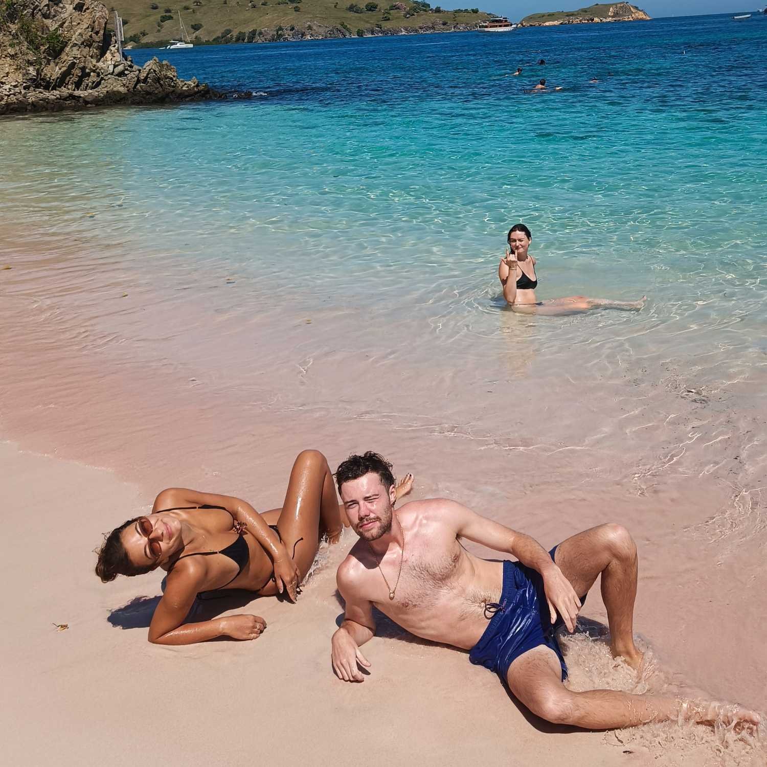 pink beach