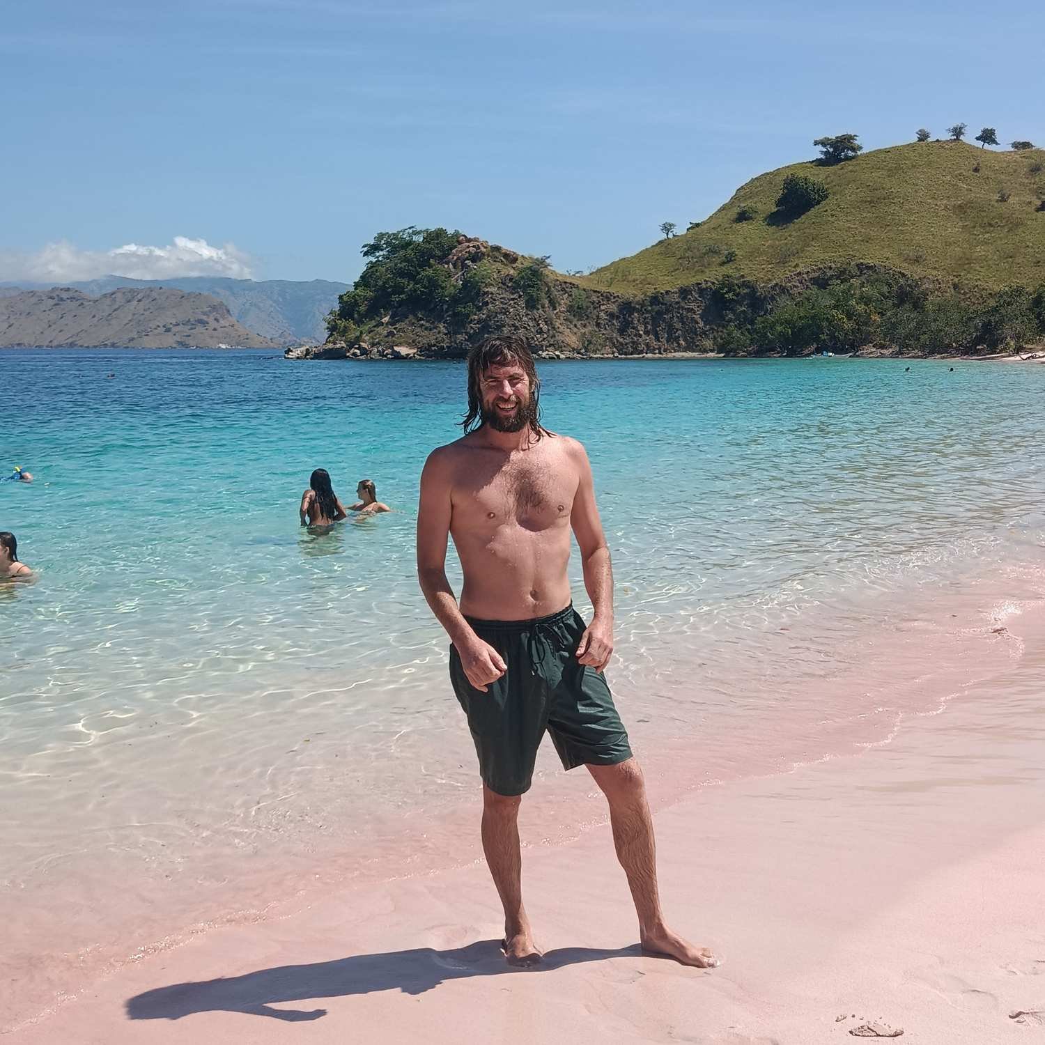 pink beach