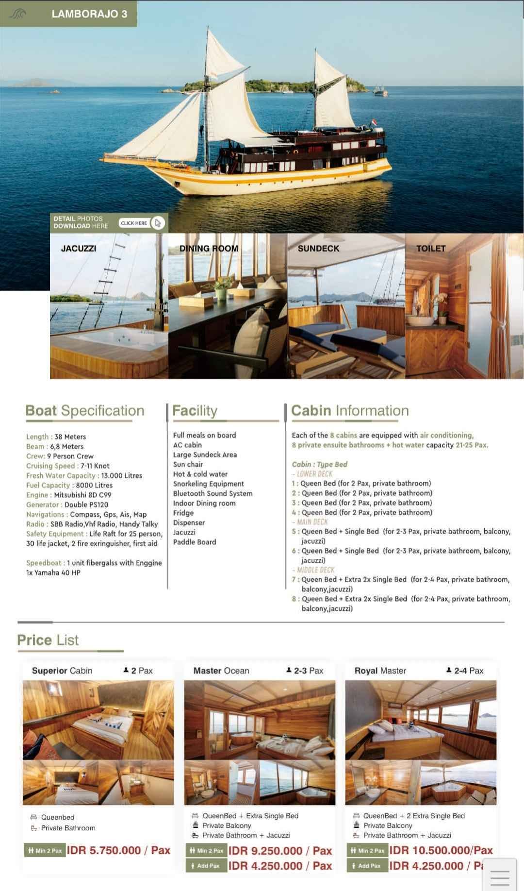 flayer open trip 3d/2n komodo island tour