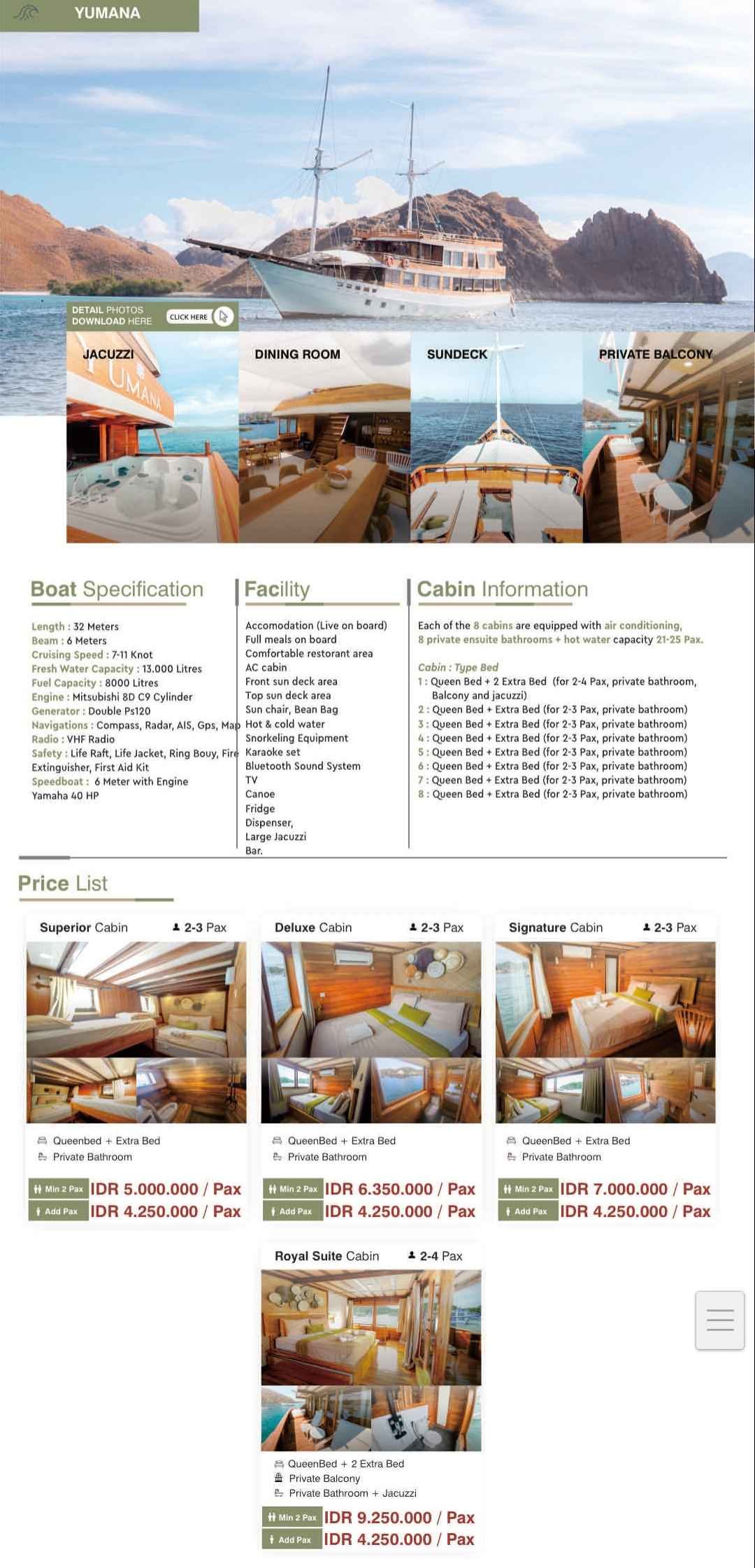 flayer open trip 3d/2n komodo island tour