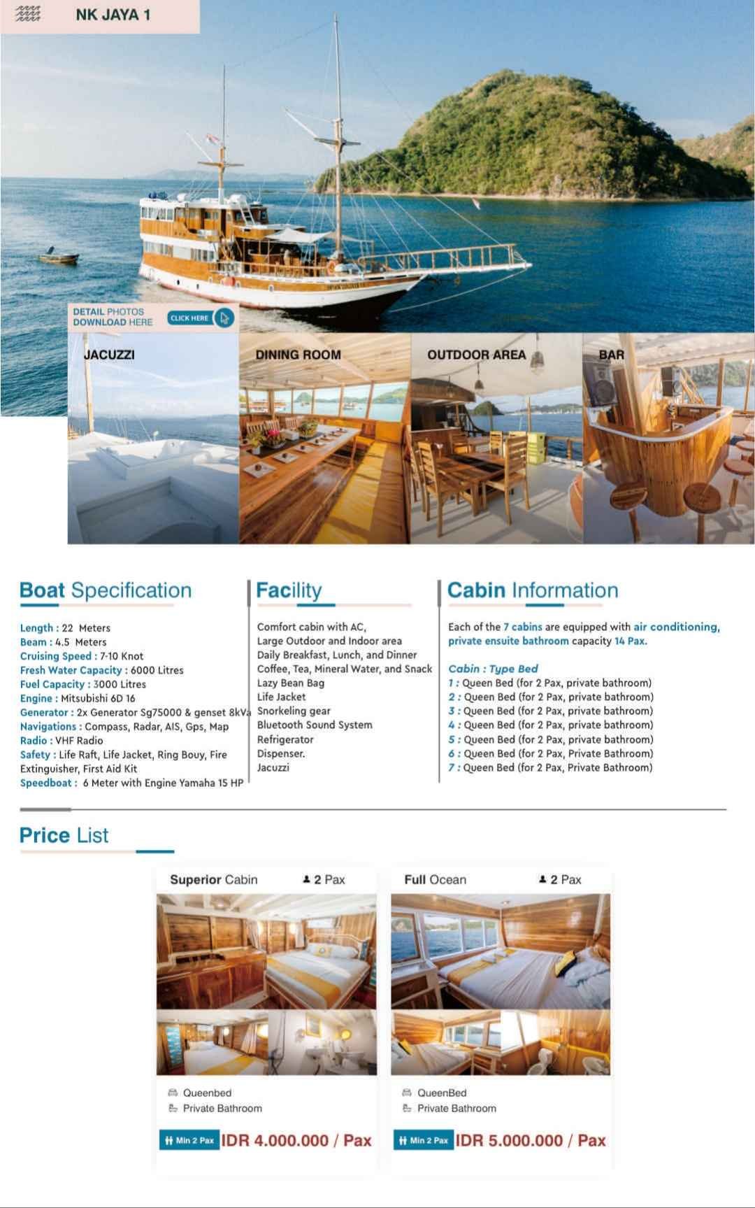 flayer open trip 3d/2n komodo island tour