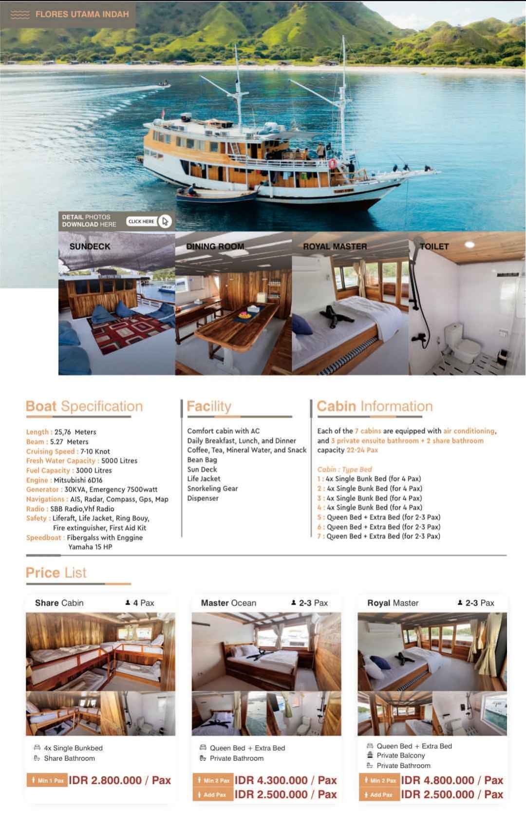 flayer open trip 3d/2n komodo island tour