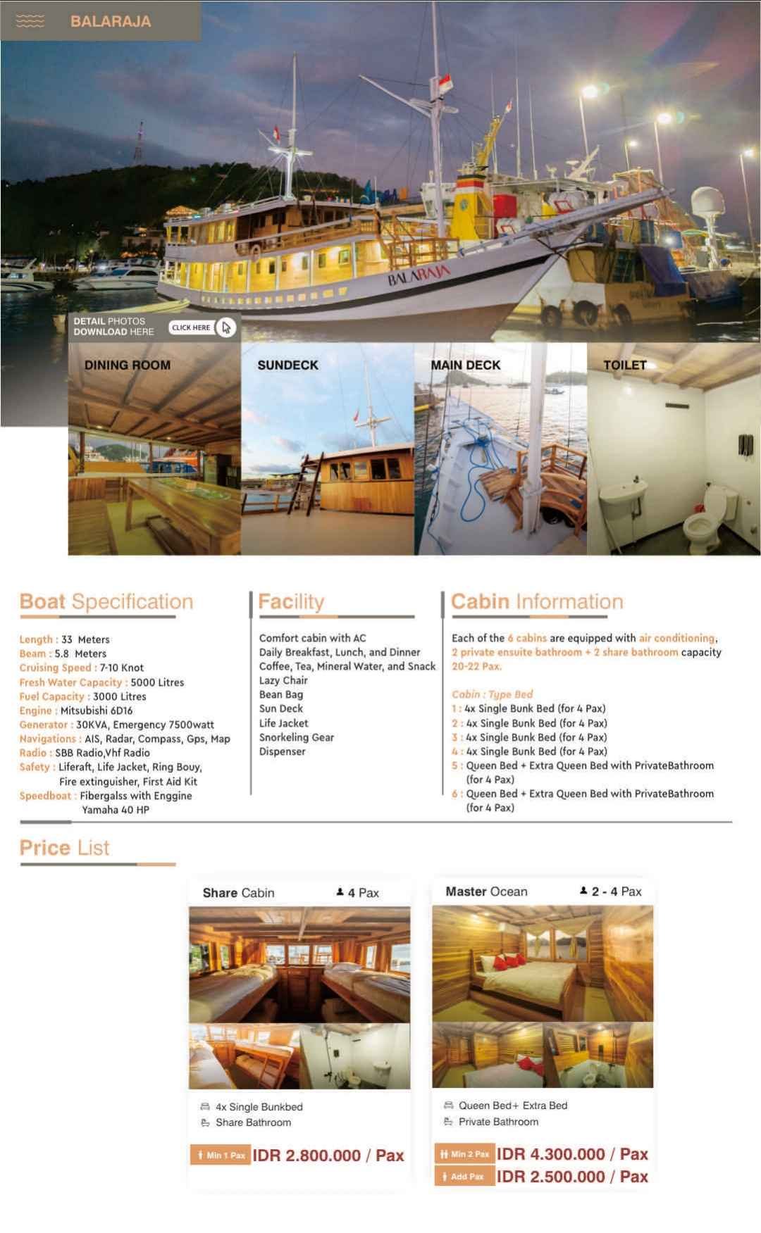 flayer open trip 3d/2n komodo island tour