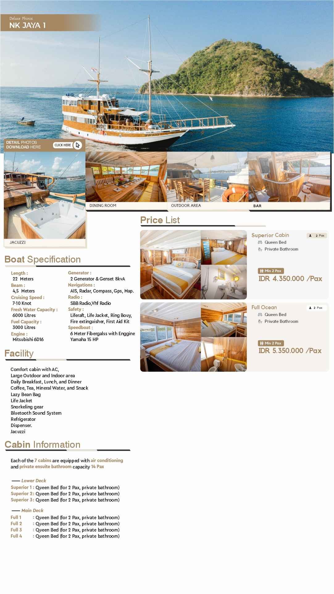 flayer open trip 3d/2n komodo island tour
