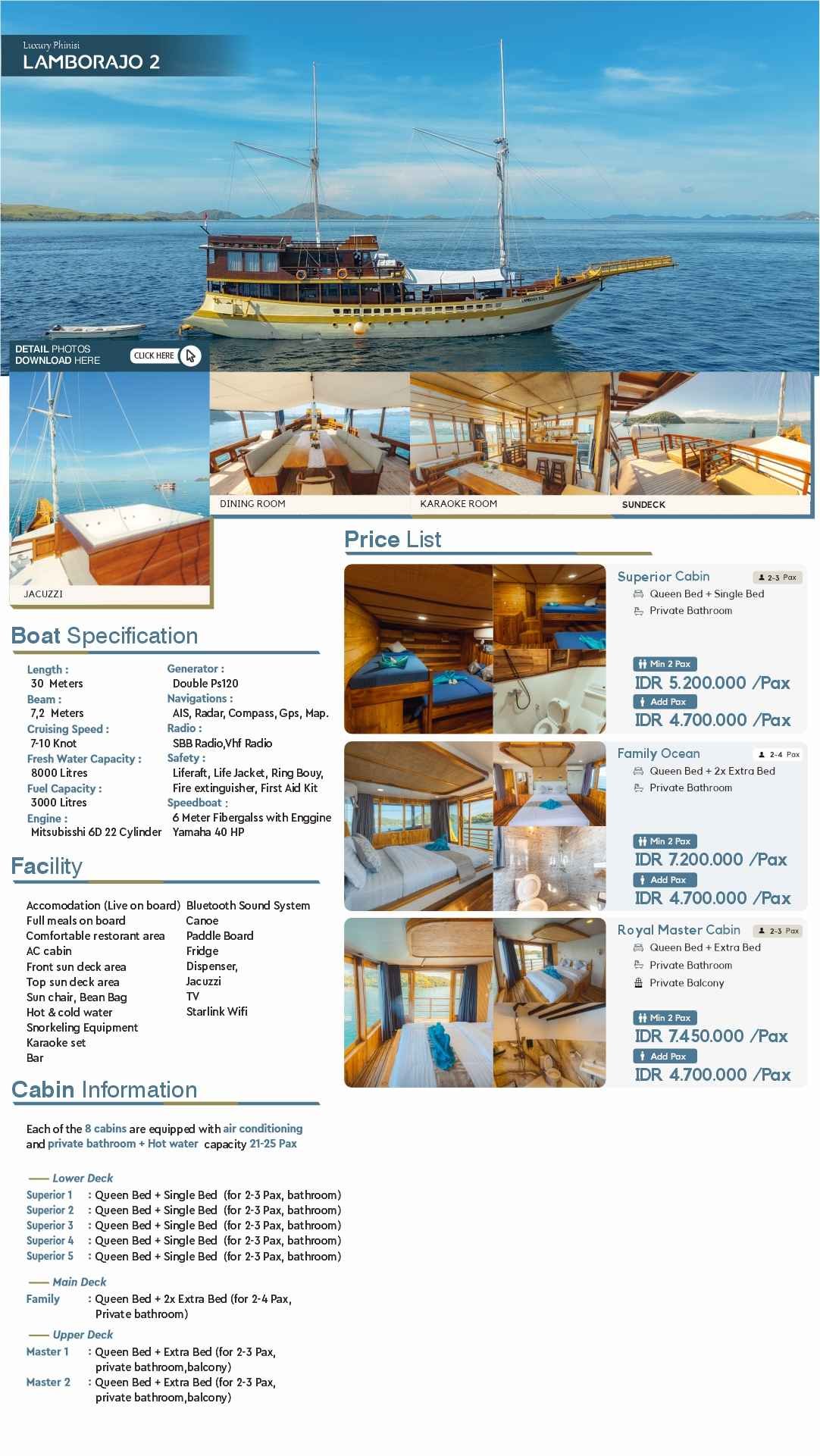 flayer open trip 3d/2n komodo island tour