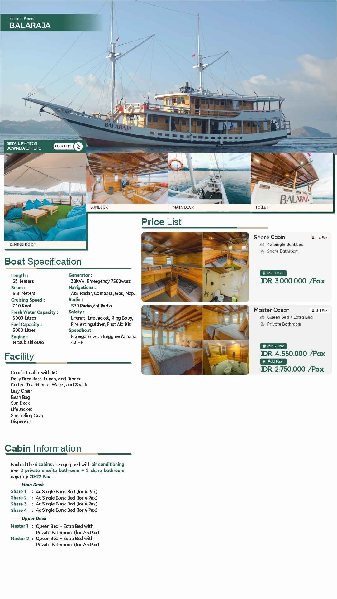 flayer open trip 3d/2n komodo island tour