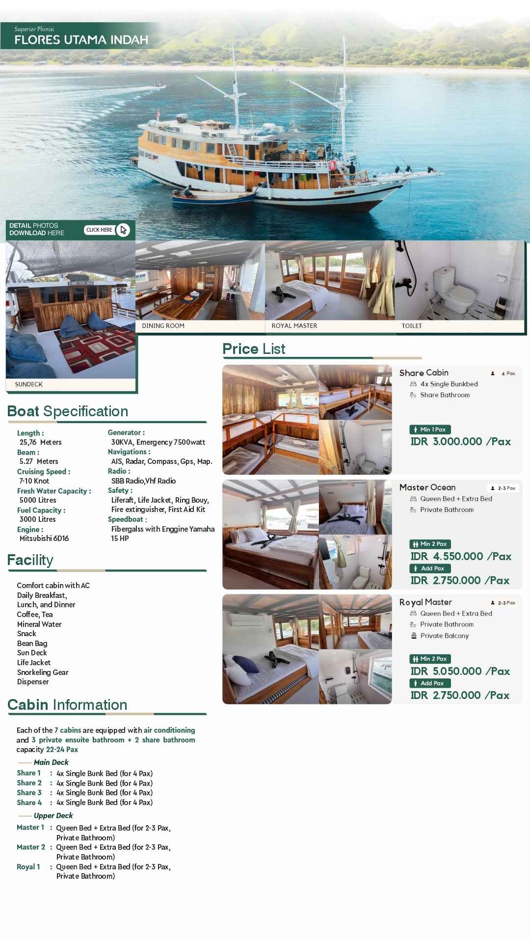 flayer open trip 3d/2n komodo island tour